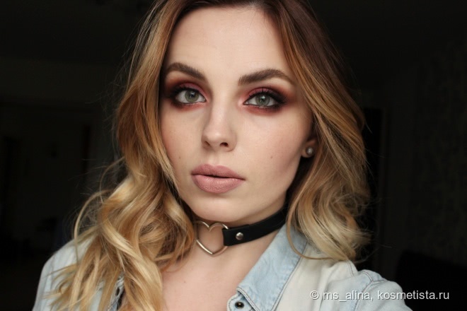 Красные глаза в осени 2016. Пошаговый урок макияжа с палеткой Lime Crime Venus