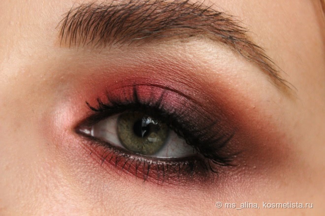 Красные глаза в осени 2016. Пошаговый урок макияжа с палеткой Lime Crime Venus