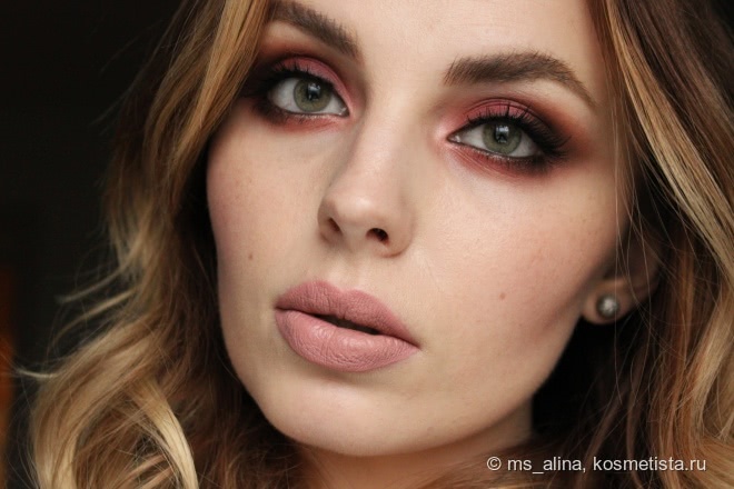 Красные глаза в осени 2016. Пошаговый урок макияжа с палеткой Lime Crime Venus