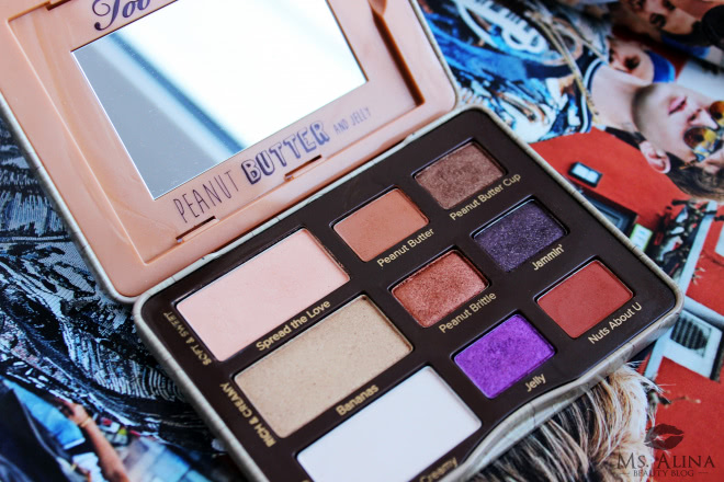 Too Faced Peanut Butter and Jelly. Небольшой обзор на небольшую палетку