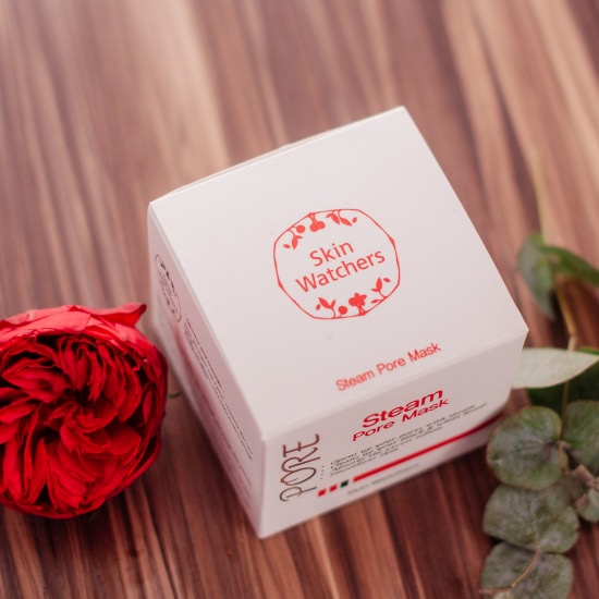 Эффективная маска Skin watchers Steam pore mask против черных точек и прыщей. Эффект после первого применения
