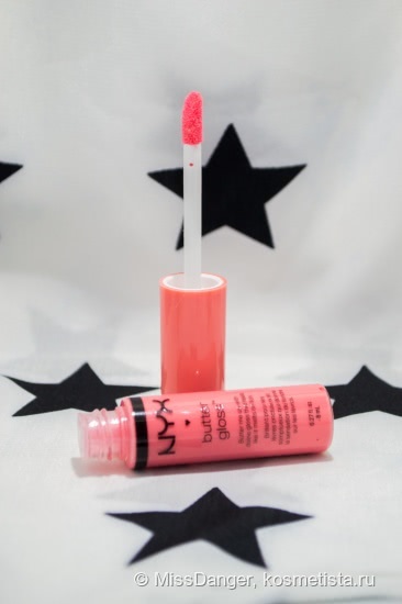 Нежнейший блеск для губ Nyx Butter Gloss Lipstick в оттенке Apple Strudel