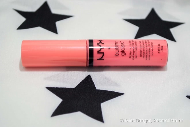 Нежнейший блеск для губ Nyx Butter Gloss Lipstick в оттенке Apple Strudel