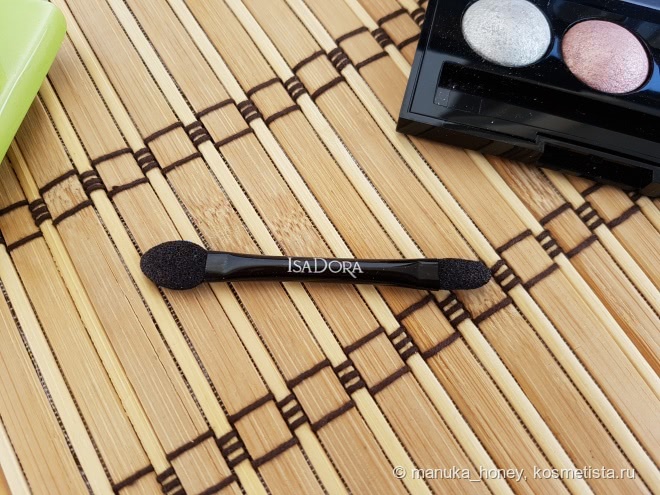 Запеченные тени для век IsaDora Eye Shadow Trio в оттенке 87 Golden Fig