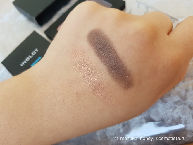 Тени Inglot Freedom System AMC Eye Shadow Shine Square 31 & Double Sparkle Square 458