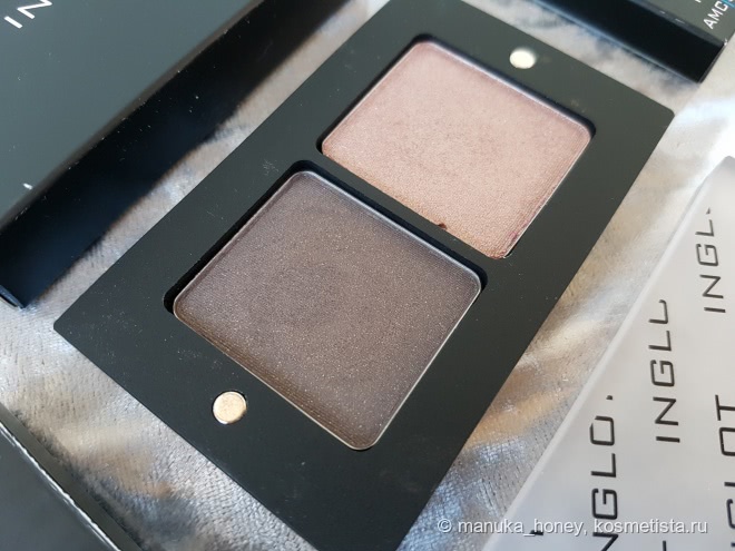Тени Inglot Freedom System AMC Eye Shadow Shine Square 31 & Double Sparkle Square 458
