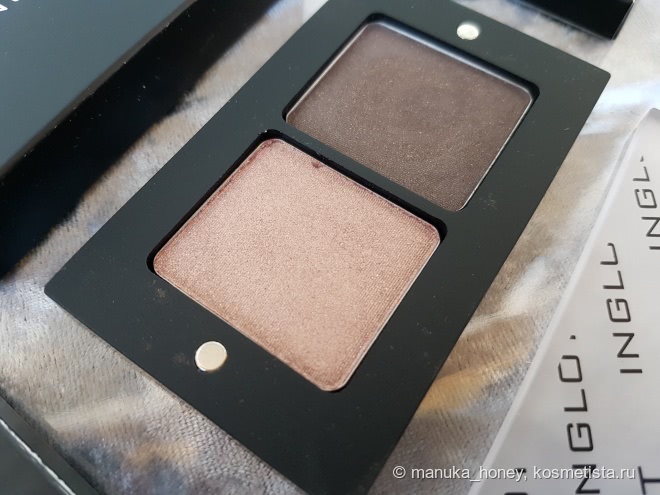 Тени Inglot Freedom System AMC Eye Shadow Shine Square 31 & Double Sparkle Square 458