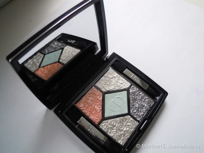 Весенние тени для век Dior 5 couleurs Glowing gardens №031 Blue Garden