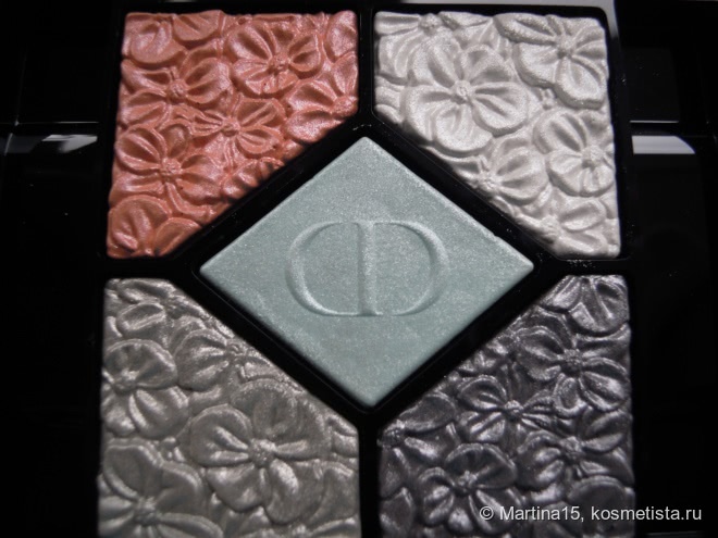 Весенние тени для век Dior 5 couleurs Glowing gardens №031 Blue Garden