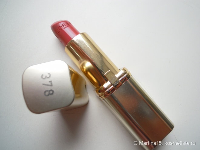 Мои помады Color Riche от L'Oreal Paris в оттенках № 378, 256 и 383