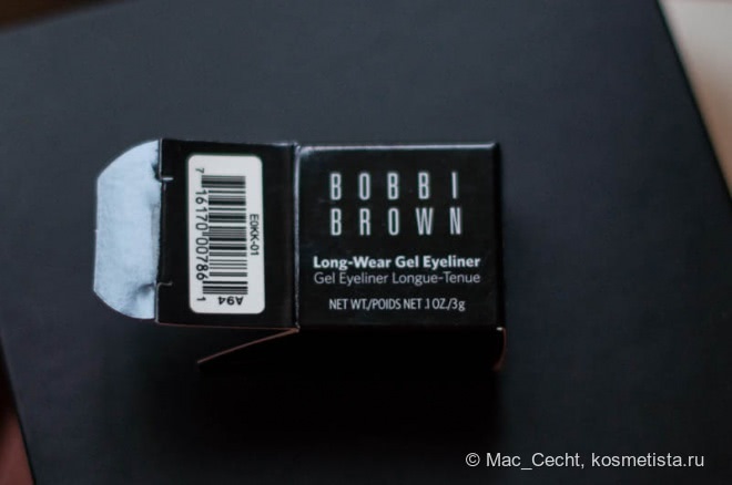 Bobbi Brown Long-Wear Gel Eyeliner в оттенке 1 Black Ink