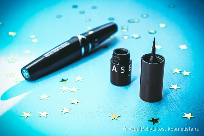 Тушь Sephora The Mascara и Жидкая Подводка-Напёрсток - Sephora Fingertip Eyeliner