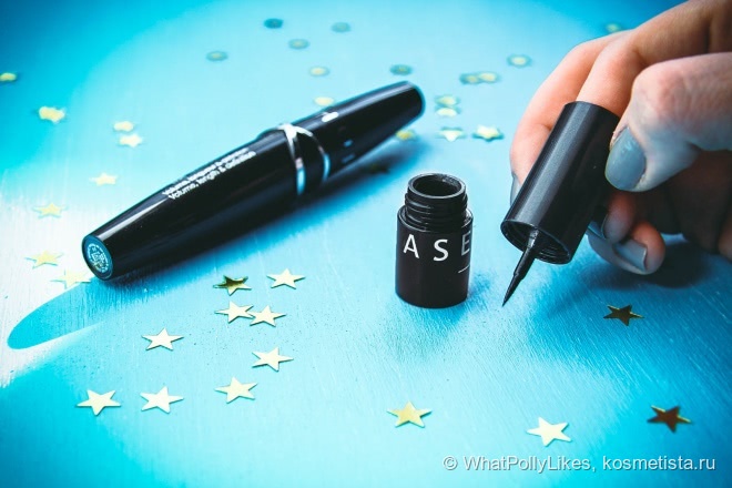 Тушь Sephora The Mascara и Жидкая Подводка-Напёрсток - Sephora Fingertip Eyeliner