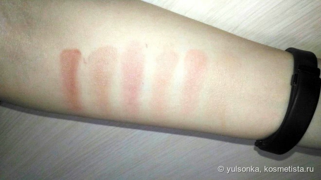 Нюдовая палетка для губ L'Oreal Color Riche La Palette - 6 разных нюдов на каждый день