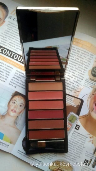 Нюдовая палетка для губ L'Oreal Color Riche La Palette - 6 разных нюдов на каждый день