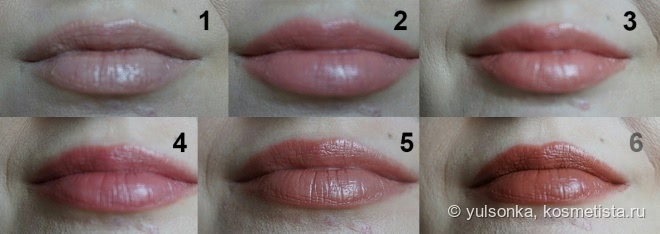 Нюдовая палетка для губ L'Oreal Color Riche La Palette - 6 разных нюдов на каждый день