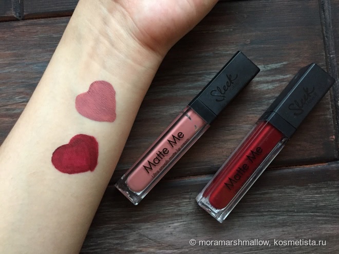 Два настроения с Sleek Matte Me в оттенках Birthday Suit и Old Hollywood