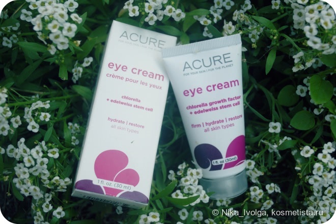 Acure Organics: Chlorella Growth Factor + Edelweiss Stem Cell Eye Cream
