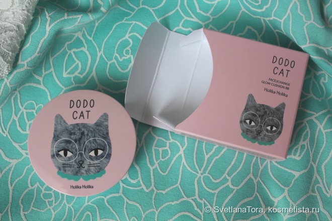 Биби-кушон Holika Holika Dodo Cat Face2 Change Glow Cushion BB - мой ласковый и нежный зверь