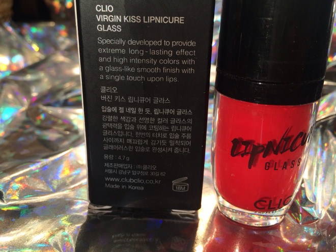 И снова красный! Clio Lipnicure Glass