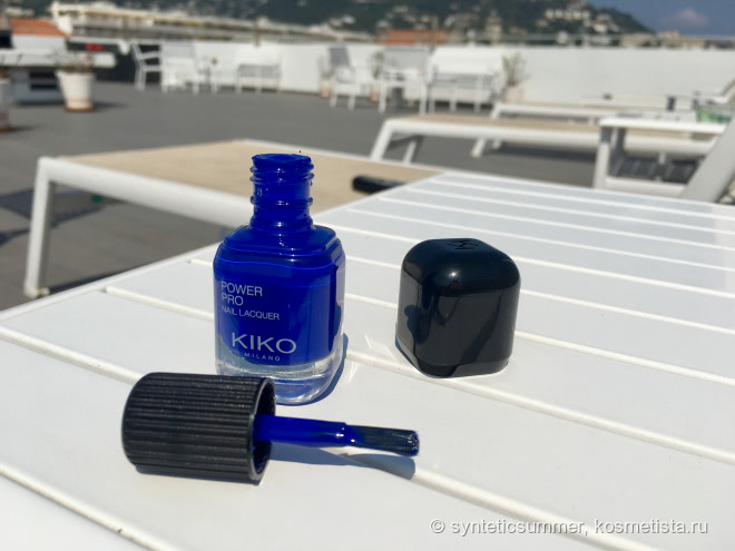 Глубокое синее море c Kiko Milano Power Pro #39