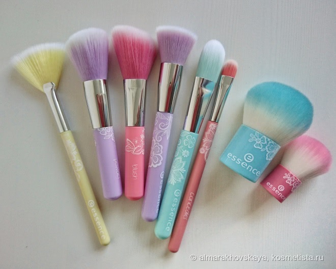 Кисти essence из основного и расширенного ассортимента часть 1