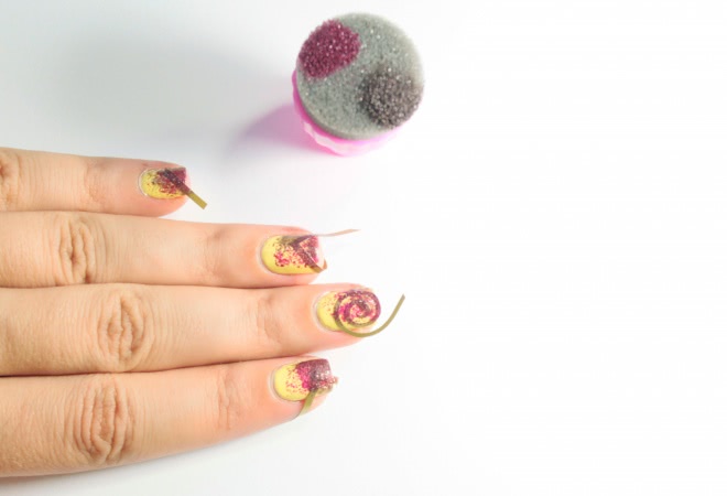 В коробке с карандашами: Lime crime Crema de Limon + граффити-дизайн