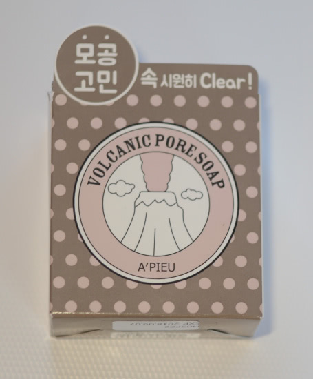 Первый этап ухода с A'Pieu volcanic pore soap