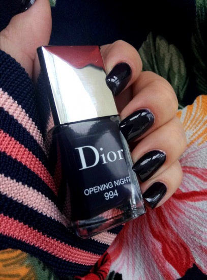 Темная ночь с лаком Dior #994 Opening Night
