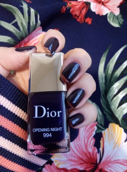 Темная ночь с лаком Dior #994 Opening Night