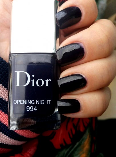 Темная ночь с лаком Dior #994 Opening Night
