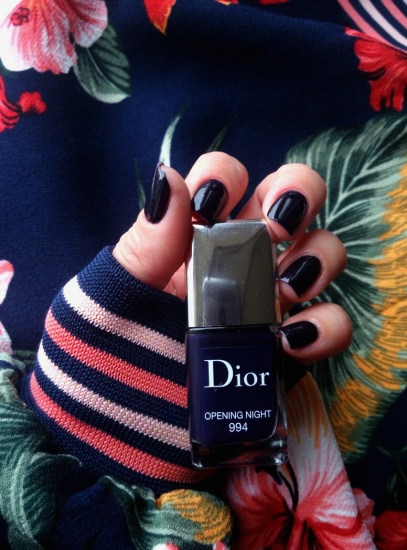 Темная ночь с лаком Dior #994 Opening Night