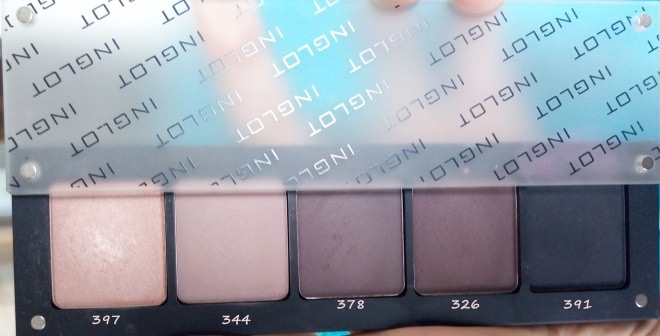 Моя универсальная палетка теней Inglot