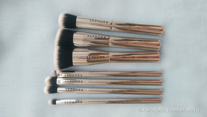 Наборы кистей Sephora - для макияжа глаз и контуринга лица