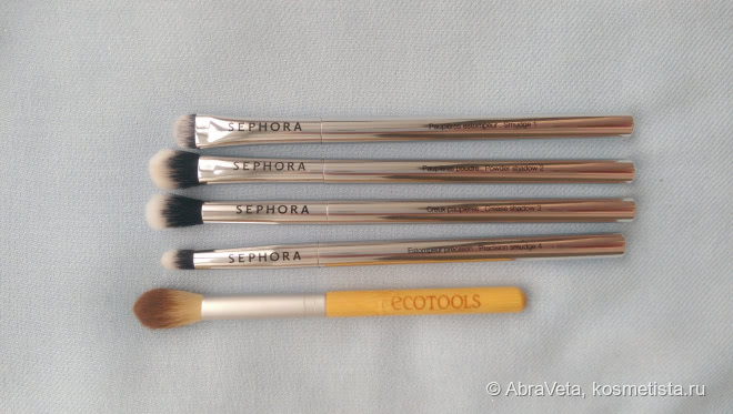 Наборы кистей Sephora - для макияжа глаз и контуринга лица