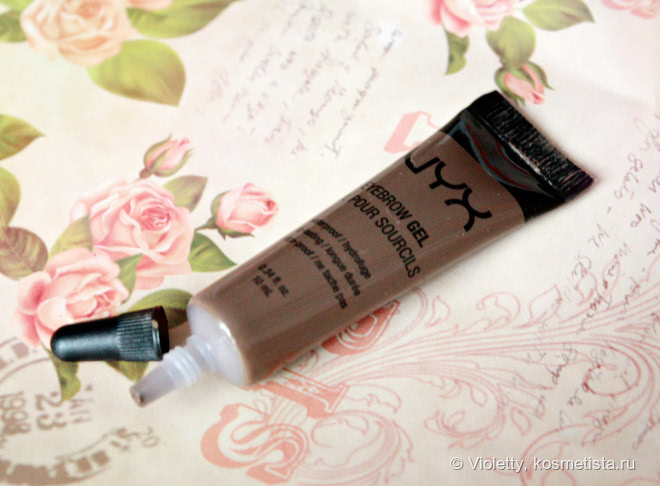 Водостойкий гель для бровей Nyx Waterproof eyebrow gel в оттенке Brunette.