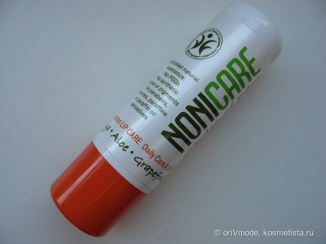 Органический «Райский Пунш» для губ NoniCare Lip balm with UV filter