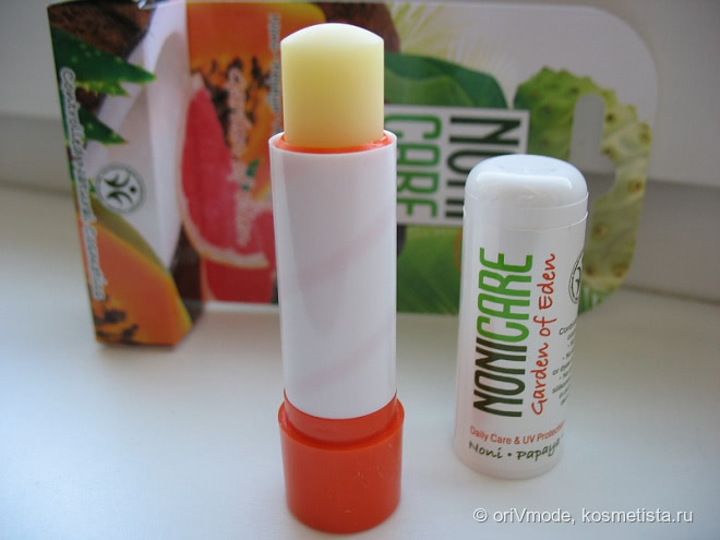Органический «Райский Пунш» для губ NoniCare Lip balm with UV filter