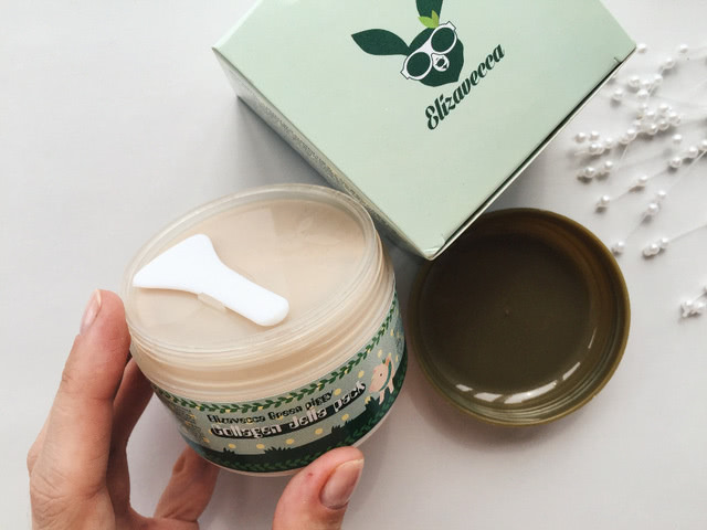 Elizavecca Green Piggy Collagen Jella Pack pig mask - коллагеновая питательная маска