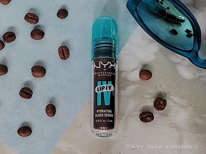 NYX Lip I.V. Hydrating Lip Gloss Stain в оттенке 06 Espresso Soak