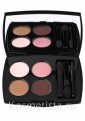 4-х цветные кремовые тени для век Lancome Color Design Sensational Effects Eye Shadow Quad Smooth Hold
