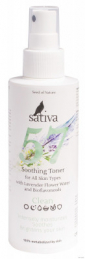 Очищающая вода, лосьон, тоник Sativa Soothing Toner №57