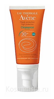 Солнцезащитное средство для проблемной кожи «Клинанс» Avene High Protection  Cleanance Sunscreen SPF 30 | Отзывы покупателей