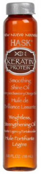 Питающее и увлажняющее масло для волос Hask Keratin Protein Smoothing Shine Oil