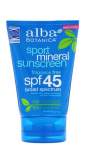 Минеральный крем для защиты от солнца Alba Botanica Sport Mineral Sunscreen SPF 45