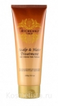Питающее и увлажняющее интенсивное средство для волос Richenna Gold Scalp & Hair Treatment