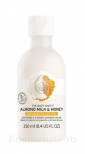 Смягчающий крем гель для душа «Миндальное молоко и мед» The Body Shop Almond Milk & Honey Soothing & Caring Shower Cream