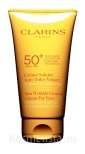 Солнцезащитный крем для лица, предупреждающий появление морщин SPF 50 Clarins Sun Wrinkle Control Cream For Face SPF 50