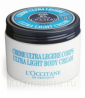 Увлажняющий и питательный крем для тела L'Occitane Ultra Light Body Cream 5% Shea Butter
