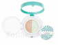 Двухцветный кушон корректор-хайлайтер Lancome Light Cream Duo Cushion